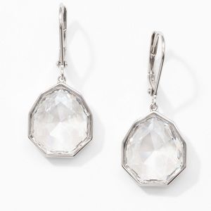 Touchstone Crystal by Swarovski ENCHANTING earrings with majestic stone crystal